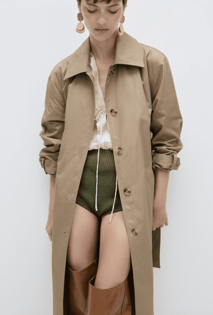 trench coat - spring capsule wardrobe 2025